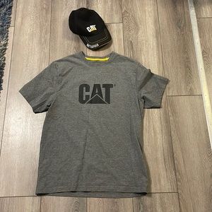 CAT hat and t-shirt size M combo